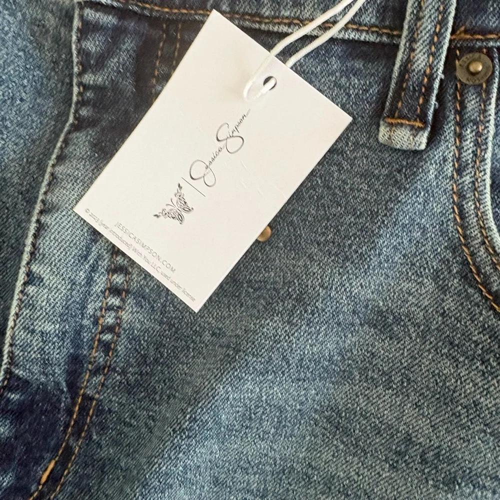 Jessica Simpson Zinnia Wide Leg Boyfriend Jeans NWT - Picture 5 of 9
